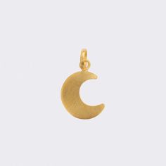 Simple sterling silver crescent moon charm. A great addition to your charm collection. -approx. 1/2" long-PJ1437 Simple Crescent Moon, Charm Collection, Moon Charm, Gift Card Sale, Bracelets And Charms, Crescent Moon, Crescent, Gift Card, Moon