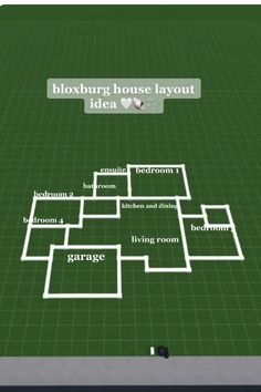 the floor plan for a house layout