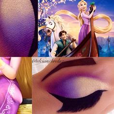 Rapunzel Makeup, Carnival Makeup, Magical Makeup, Disney Makeup, Character Makeup