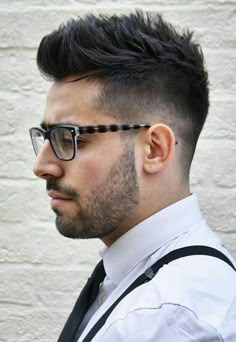 Faux Hawk Men, Trending Hairstyles For Men, Faux Hawk Hairstyles, Haircut Men, Men's Hairstyle, Cool Hairstyles For Men