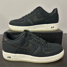 Size 13 - Men’s Nike Air Force 1 Low Retro Qs Canvas Ah1067 004 Black White New No Box Casual Nike Air Force 1 With Fade-resistant Finish, Casual Nike Air Force 1 With Fade-resistant Detail, Casual Nike Air Force 1 With Fade-resistant White Sole, Black Nike Air Force 1 Casual Fade-resistant, Casual Black Nike Air Force 1 Lace-up, Casual Black Lace-up Nike Air Force 1, Nike Air Force 1 Black Casual, Casual Black Nike Air Force 1 With Cushioned Footbed, Casual Black Nike Air Force 1