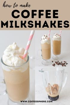 how to make coffee milkshakes