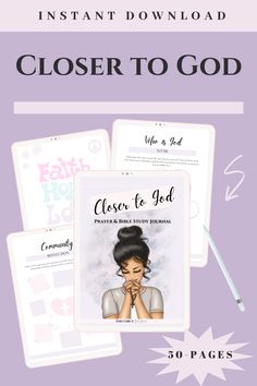 the front and back cover of an ebook with text that reads, closer to god