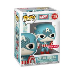 captain america pop vinyl figure in the box