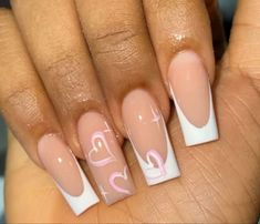 Valentine Nails, Long Acrylic Nails Coffin, Acrylic Nails Coffin Pink, Long Square Acrylic Nails, Bling Acrylic Nails