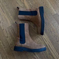 Super Cute Suede Chelsea Boot By Staud. Some Wear But Still So Much Life Left In Them Suede Chelsea Boots, Chelsea Boot, Chelsea Boots, Bootie Boots, Chelsea, Ankle Boots, Super Cute, Women Shoes, Boots