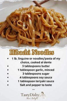 a poster with instructions on how to eat noodles