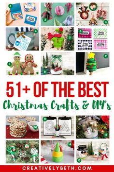 the best christmas crafts and decorations for kids to make with their own hands, including pictures