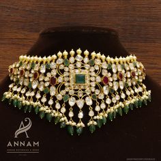 This festive season, explore our wide range of fine jewellery ( Diamonds, Polki, Kundan, Temple) here at @annamjewels. We are a 100 year old business based out of Hyderabad. We also offer FREE SHIPPING to the USA. . . Follow @annamjewels for more designs. And Whatsapp us on +91 9000800209 for more details. . . . #diamondjewelry #Uncutdiamonds #Flatdiamonds #KundanJewelry #Chandbalis #Choker #DiamondChocker #WedMeGood #SecunderabadJewelry #HyderabadJewelry #MangoMala #KasuMala #indianjewellery # Diamond Mango Mala, Nizam Jewellery, Mango Mala, Jewellery Diamonds, Bridal Jewelery, Emerald Bead, Kundan Jewellery, Emerald Stone, Indian Jewellery