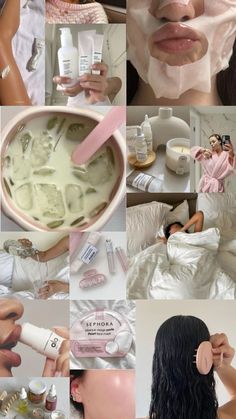 Pink Aesthetic Skincare, Girl Pink Aesthetic, Aesthetic Skincare, Pink Aesthetic, Beauty Routines, Girl Hairstyles, Vision Board