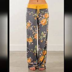 High Vaist 100% Polyester Celana Fashion, Colorblock Pants, Wide Leg Lounge Pants, Jogger Pants Casual, Printed Sweatpants, Comfy Pants, Trouser Style, Hipster Fashion, Pantalon Large