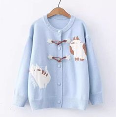 Lovely Cat Sweater Coat PN6498 ●Size:Length 63 cm,bust 120 cm,sleeve 53 cm. ●Material:cotton (Please allow 1-3cm differs due to manual measurement.As different computers display colors differently,the color of the actual may vary slightly from the above images.Thanks for your understanding.) ●About Shipping: We attach great importance to the orders of each customer and parcel delivery. 1.Processing time: 2-3 business days. 2.Shipping time: 10-15 business days to US, please allow 3-4 weeks shipping to other country.(Shipping times can be affected by variable customs clearance times or public holidays.) Cotton Cardigan With Buttons, Kawaii Long Sleeve Sweater For Fall, Fall Cotton Sweater With Cat Print, Cute Cotton Outerwear For Fall, Cotton Sweater With Button Closure, Kawaii Cotton Outerwear For Winter, Winter Cotton Top With Cat Print, Kawaii Long Sleeve Cotton Outerwear, Cute Cotton Cardigan With Button Closure