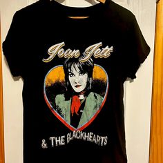 Black Recycles Karma Joan Jett And The Blackhearts T-Shirt. Brand New Never Worn. 19.5 Ptp Karma T Shirts, Joan Jett Tshirt, Joan Jett And The Blackhearts, Joan Jett, T Shirt Brand, Walker Boots, Rain And Snow Boots, Shirt Brand, Fit N Flare Dress