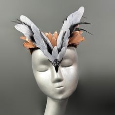 The size of this headdress is universal for adult person. It sits soft and comfortable on the head and you can dance and move a long time. 100% designed and handmade by our designers ( SETA Design studio in Kyiv).  It will be securely packed in a box. Feel free to contact us if you have any questions.   We accept return. Contact us within 3 days of delivery. Delivery of goods is returned within 7 days from the date of delivery. We do not accept cancellations. But please contact us if you have an Hedwig Owl Costume, Feather Headband Fascinator For Costume Party, Feathered Headband Fascinator For Costume Party, Adjustable Feathered Headpieces For Costumes, Carnival Costume Party Mini Hat With Feathers, Owl Headpiece, Owl Costume Women's, Owl Headdress, Owl Cosplay