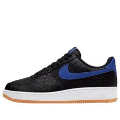 Nike Air Force 1 Low 'Blue Gum' Black/Game Royal/White/Gum Medium Brown CI0057-001 KICKSOVER Black Basketball Shoes With Gum Sole, Black Basketball Shoes With Gum Sole For Sports, Nike Air Force 1 With Gum Sole For Sports, Nike Air Force 1 With Gum Sole In Synthetic, Black Synthetic Basketball Shoes With Gum Sole, Nike Air Force 1 Black Synthetic For Sports, Casual Black Nike Air Force 1 With Gum Sole, Black Athleisure Sneakers With Gum Sole, Black Nike Air Force 1 With Air Max Cushioning