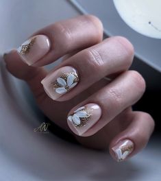 French Manicure Acrylic Nails, Vintage Nails, Manicure Gel, Minimal Nails, Ombre Nail Designs, Manicure Nails, Instagram Nails, Short Acrylic Nails Designs