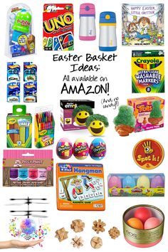 easter basket ideas available on amazon for the kids to enjoy in their home or at school