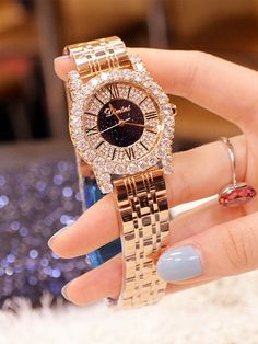 🚚FREE Shipping on orders over $60 ✨ use Code: "Mylook" for Extra Discount at checkout Gender: Women Type: Watches Feature: Full Diamond, Waterproof Style: Casual/Fashion Color: Gold Size: L, S Please Note: All Dimensions Are Measured Manually With A Deviation Of 1 To 3cm. Party Rose Gold Diamond Watch, Rose Gold Watch For Parties, Trendy Rose Gold Watch For Party, Trendy Rose Gold Party Watch, Trendy Party Watches, Analog Party Watches, Unique Womens Watches, Unique Watches Women, White Watches