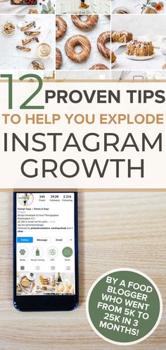 twelve proven tips to help you explode instagram growth by food bloggers who work from $ 3k to 25k per month