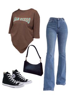 Black Converse, Quick Outfits, Easy Trendy Outfits, Casual Chic Outfit