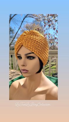 This beautiful custom Turban is a part of my Spring/ Summer 2023 Collection. Her material has a little stretch which I absolutely appreciate, especially if I want to cover all of my hair. The material is breathable as well as absorbent. A perfect statement piece, for a day at the beach or a fashionable night out! Available in various colors. Pictures are available for your review on my page.  100% Vegan materials used on this design. Crochet Turban, Colors Pictures, Spring Summer 2023, 2023 Collection, Turbans, Summer 2023, Hair Accessories Headbands, My Hair, At The Beach