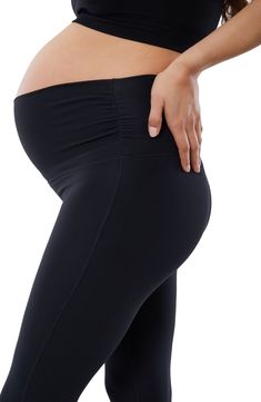 Whether you're off to a parenting class or relaxing at home, these super stretchy leggings will have you covered with their soft and never-sheer fabric. 86% polyester, 14% spandex Machine wash, tumble dry Imported Compression Wear, Baby Shower Dresses, Essential Dress, Maternity Leggings, Photoshoot Dress, Stretchy Leggings, Leggings Set, Nursing Dress, Active Leggings