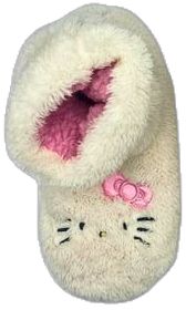 Slipper Socks, No Show Socks, Womens Slippers, Bootie, Hello Kitty, Slippers, Kitty, Socks, White