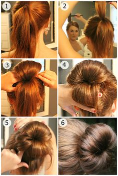 Hair Tutorial – Best and Easiest Hair (Buns, fishtail,braids, ponytails and more) Sanggul Cepol, A Messy Bun, Chic Hairstyles, Love Hair, Great Hair