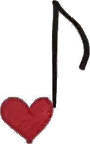 a red heart shaped object hanging from a black pole with a long handle on it's end