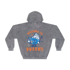 Show your team spirit with our Vintage Style New York Mets Hoodie!  Perfect for devoted NY Mets baseball fans, this super comfortable sweatshirt features a stylish Mets design that stands out at the game or while lounging at home. Available in a variety of colors and sizes. Made from high-quality materials, this sweatshirt provides the perfect blend of warmth and breathability. Whether you're cheering from the stands or hanging out with friends, this hoodie is a must-have addition to your fan gear collection. Grab yours today and support the New York Mets in style! Made from 60% no-shrink premium cotton and 40% durable polyester, these mineral wash hoodies are hand-dyed resulting in distinctive patterns that stand out. Their unique base serves as the perfect medium for your creativity. Amp Fan Merchandise Hooded Tops With Team Spirit, Throwback Hoodie For Sports Season Fan Merchandise, Hooded Sports Fan Hoodie For Streetwear, Team Spirit Sweatshirt With Logo Print For Fans, Sports Fan Hoodie For Streetwear, Streetwear Hoodie Tops With Team Name, Team-colored Varsity Hoodie For Fans, Sports Season Hoodie With Team Name For Streetwear, Streetwear Hoodie With Team Name For Sports Season