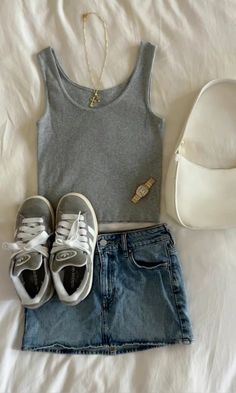 #summer #summeroutfits #summeroutfitideas #outfitinsposummer #outfit #outfitinspo #sambas #sambaoutfitas #adidas #spezials #denimskirt #goingoutoutfit #adidasshoestyled #sambasstyled #spezialsstyled #springoutfits #summeroutfitinspo #campus00s Adidas Campus 00s Outfit, 2024 Fits, Fancy Fits, Life Styles, Trendy Outfits For Teens, Lazy Outfits