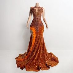 Orange Prom Dresses, Girl Prom, Feather Gown, Prom Photoshoot, Homecoming Ideas, Gorgeous Prom Dresses, Prom 2024, Exquisite Gowns, Prom Ideas