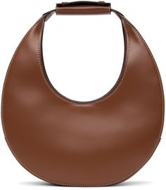 Classic Leather Shoulder Bag By Staud, Classic Staud Leather Shoulder Bag, Staud Shoulder Bag With Round Handle, Staud Shoulder Bag With Round Handle For Everyday Use, Everyday Staud Leather Shoulder Bag, Staud Shoulder Bag With Leather Handles, Staud Shoulder Bag With Leather Handles For Everyday, Staud Leather Bags With Round Handle, Staud Leather Bags With Leather Handles