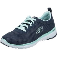 Add Some Soft Responsive Comfort And Athletic Style To Your Workout With Skechers Flex Appeal 3.0 - Insiders. This Lace-Up Features A Soft Heathered Jersey Knit Upper With A Cushioned Skechers Air-Cooled Memory Foam Insole. Features - Size 8 - Soft Heathered Jersey Knit Upper With Lace-Up Front - Air-Cooled Lightweight Shock-Absorbing Midsole - Super Flexible Rubber Traction Outsole - 1-Inch Heel - Skechers Logo Detail Never Used. Received As A Gift But They Are Not My Size. Original Box Is Not Blue Mesh Sneakers With Arch Support, Skechers Shoes Women, Adventure Shoes, Tie Dye Shoes, Skechers Shape Ups, How To Dye Shoes, Skechers Memory Foam, Skechers Bobs, Skechers Sneakers