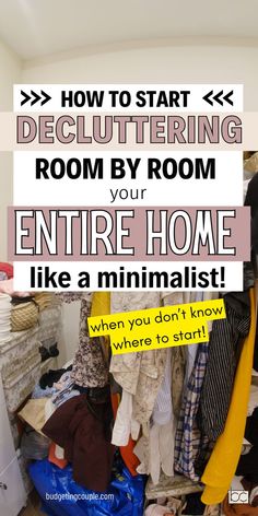 Spring Cleaning and Decluttering (Easy Declutter and Organize Plan) Easy Home Organization Ideas, Decluttering Hacks Tips And Tricks, Organizing Hacks Tips And Tricks, Whole House Organization Plan, Organizing And Decluttering House, Tips To Declutter Your Home, Cleaning Organizing Hacks, Home Organizing Hacks, Cleaning Ideas For The Home