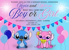 a baby girl and boy elephant themed birthday party