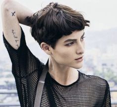 Mushroom Cut, Low Maintenance Short Haircut, Ariel Hair, Crop Hair, Hair Inspiration Short, Edgy Short Hair, Very Short Hair, Hair Crush