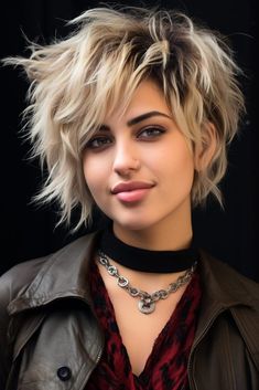 Modern Short Shag, 2024 Number, Shaggy Layers, Long Shag Hairstyles, A Line Haircut, Crop Haircut, Short Shag Haircuts, Short Haircut Styles