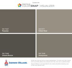 the color scheme for colorsnap visualizer, which is available in multiple shades