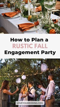 Fall Themed Engagement Party, Themed Engagement Party, Fall Engagement Parties, Wedding Music Playlist