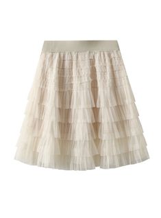 Fabric name: meshSkirt type: cake skirtSkirt length: short skirtColor: white, black, dark green, apricot, khaki, purple, light green,pink.Size: average size Beige Ruffled Skirt For Parties, Cream Ruffled Skirt, Cream Ruffled Tiered Mini Skirt, Summer Tulle Mini Skirt, Spring Tulle Full Mini Skirt, Spring Full Tulle Mini Skirt, Cream Tiered Ruffled Mini Skirt, Beige Pleated Skirt For Summer Party, Beige Tiered Ruffle Skirt