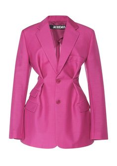 Blazer Streetwear, Blazer Coat Women, Mode Mantel, Top Satin, Fashion Sweaters, Pink Blazer, Coat Women, Long Sleeve Blazers, Female Fashion