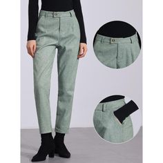 These straight pants for women feature a baggy, casual style with a button-down high waist and cropped length. Designed with multiple elements such as high waist, button down, pockets, loose fitting, and straight leg, they offer both style and comfort. Ideal for spring, fall, and winter, these versatile pants can be paired with various tops, shoes, and mini bags. Suitable for casual outings, office wear, daily activities, holidays, parties, work, and travel, they are a must-have addition to any Casual Winter Bottoms With Button Closure, Trendy Baggy Bottoms With Button Closure, Trendy Business Casual Bottoms With Button Closure, Casual Winter Pants With Buttons, Trendy Workwear Bottoms With Button Cuffs, Casual Office Pants With Buttons, Winter Office Bottoms With Button Closure, Casual Winter Bottoms With Button Zip Fly, Trendy Business Casual Pants With Button Closure