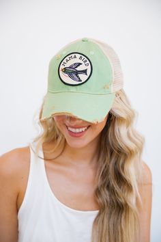 For all, our Mama's out there this one is for you! Sport your MIDNIGHT MAMA BIRD Patch Trucker loud and proud! Distressed detailing A patch on the front panel Adjustable back. 65% Cotton 35% Polyester Spring Cotton Hat With Logo Patch, Spring Green Trucker Baseball Cap, Spring Green Trucker Hat With Curved Bill, Green Trucker Baseball Cap For Spring, Green Cotton Hat, Green Curved Bill Trucker Hat For Spring, Casual Green Trucker Hat With Logo Patch, Fun Cotton Trucker Hat For Spring, Green Cotton Trucker Hat For Spring