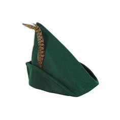 a green hat with a snake sticking out of it's back side on a white background