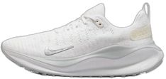 White Nike Running Shoes Sporty Style, White Nike Running Shoes For Light Sports, Metallic Silver, Running, Nike, Silver