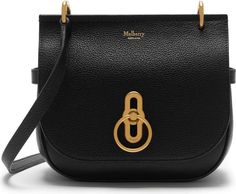 Mulberry Small Amberley Leather Satchel | Nordstrom Timeless Saddle Bag With Metal Hardware, Black Satchel With Horsebit Detail, Mulberry Amberley Satchel, Mulberry Amberley, Mulberry Seaton Bag, Mulberry Darley, Leather Bag Design, Horse Bits, Wall Pockets