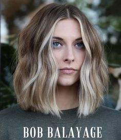 Bob Balayage, Blonde Balayage Bob, Dirty Blonde Hair, Short Hair Balayage, Short Blonde Hair, Bob Haircuts, Long Bob, Hair Envy