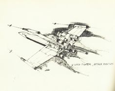 an open book with a drawing of a fighter jet in it's center section