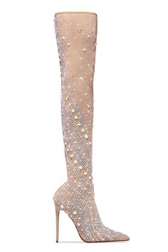 Nude Boots, Miss Lola, Shoes Heels Classy, Boot Jewelry, Gorgeous Shoes, Fabulous Shoes, Hot Shoes, Thigh High Boots, Over The Knee Boots